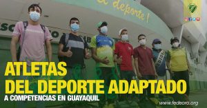 ATLETAS DEL DEPORTE ADAPTADO A COMPETENCIAS EN GUAYAQUIL
