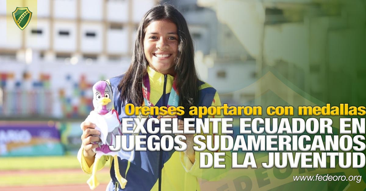EXCELENTE ECUADOR EN JUEGOS SUDAMERICANOS DE LA JUVENTUD