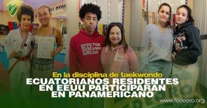 ECUATORIANOS RESIDENTES EN EEUU PARTICIPARÁN EN PANAMERICANO