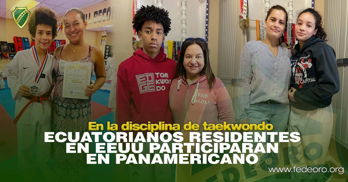 ECUATORIANOS RESIDENTES EN EEUU PARTICIPARÁN EN PANAMERICANO