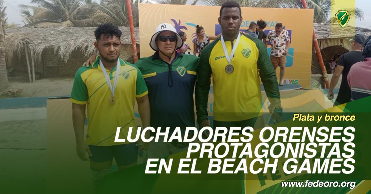 LUCHADORES ORENSES PROTAGONISTAS EN EL BEACH GAMES
