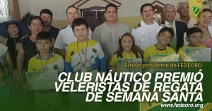 CLUB NÁUTICO PREMIÓ  VELERISTAS DE REGATA DE SEMANA SANTA