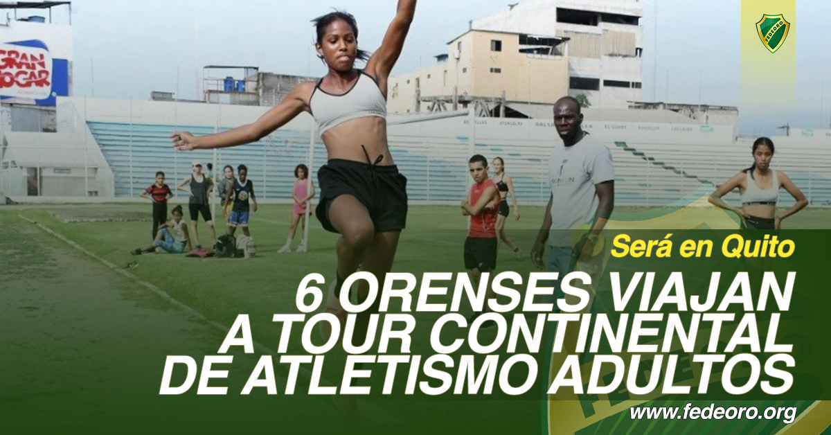 6 ORENSES VIAJAN A TOUR CONTINENTAL DE ATLETISMO ADULTOS