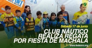CLUB NÁUTICO REALIZA REGATA POR FIESTAS DE MACHALA