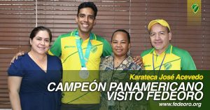CAMPEÓN PANAMERICANO VISITÓ FEDEORO