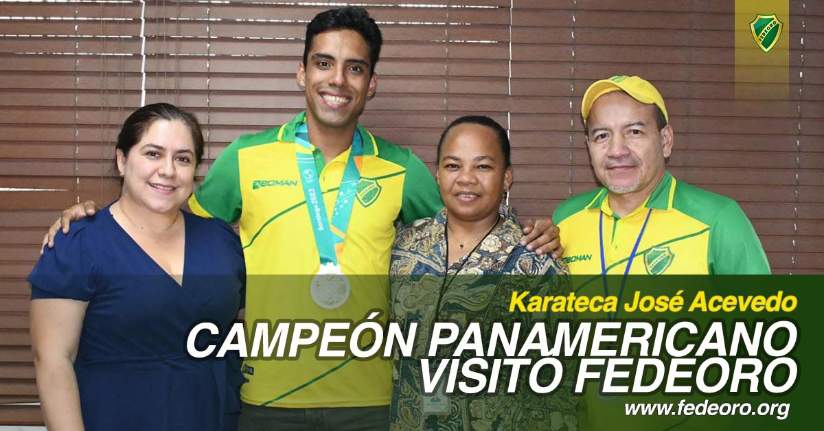 Lee más sobre el artículo CAMPEÓN PANAMERICANO VISITÓ FEDEORO