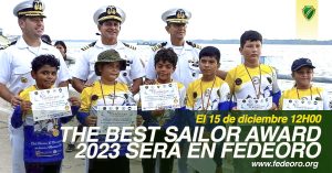 THE BEST SAILOR AWARD 2023 SERÁ EN FEDEORO